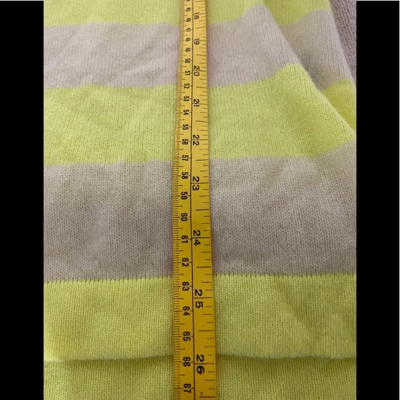 NWT Rondina 100% Cashmere Striped Sweater - Picture 7 of 7